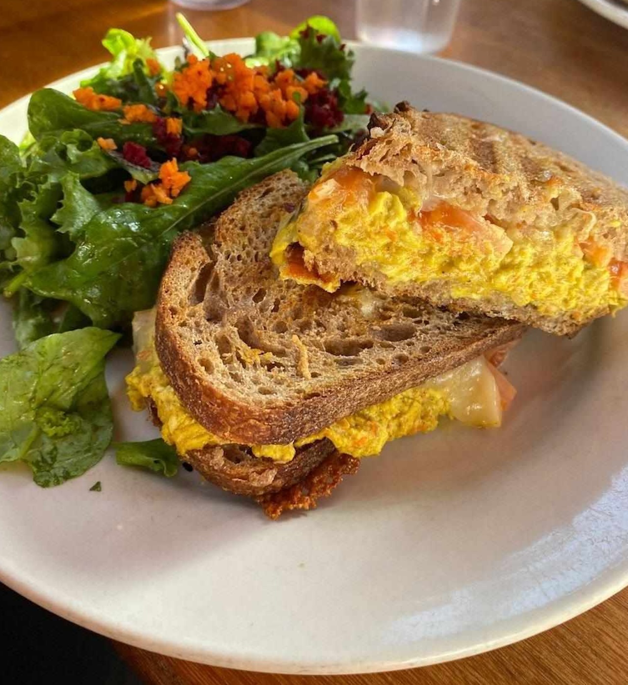 Hearty Grilled Sandwich at The Lady Killigrew Cafe